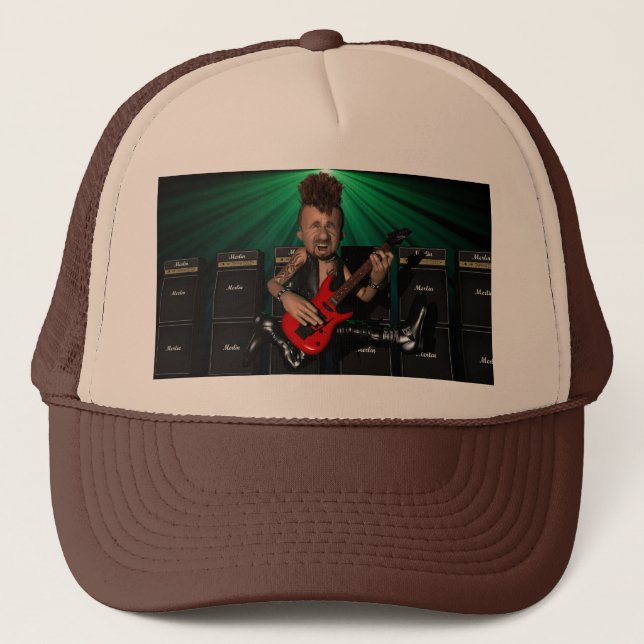 Guitarist in Flight Hat (Front)
