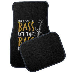 Guitarist Let The Bass Guitar Birthday Car Floor Mat