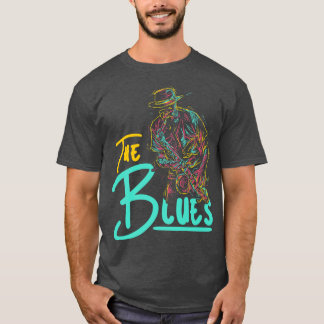 Guitarist Musician Blues Guitar Vintage Blues Musi T-Shirt
