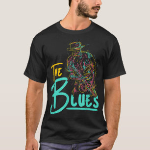 Guitarist Musician Blues Guitar Vintage Blues Musi T-Shirt