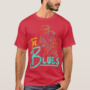 Guitarist Musician Blues Guitar Vintage Blues T-Shirt