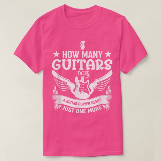 Guitarist Musician Guitars Guitar Player 1508 T-Shirt (Design Front)