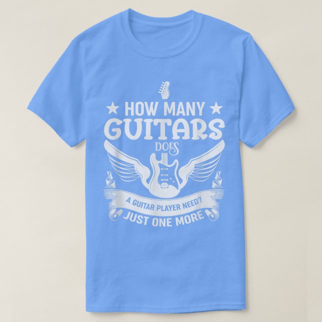 Guitarist Musician Guitars Guitar Player 1509 T-Shirt (Design Front)