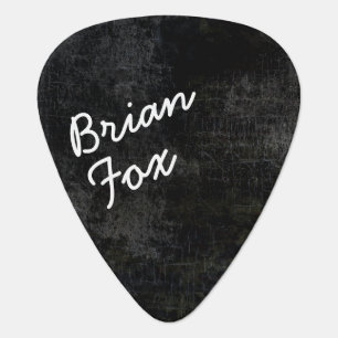 Guitarist name black guitar pick