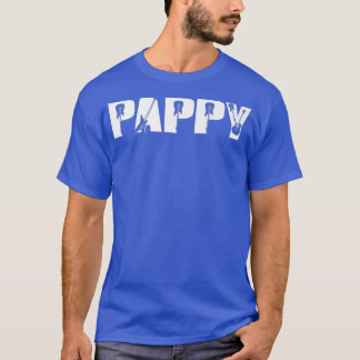Guitarist Pappy Funny Music Guitar Lover Fathers D T-Shirt