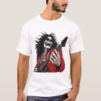 Guitarist Skeleton  T-Shirt