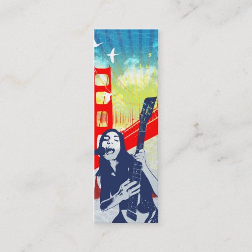 Guitarist - Skinny Card Business Card