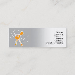 Guitarist - Skinny Mini Business Card