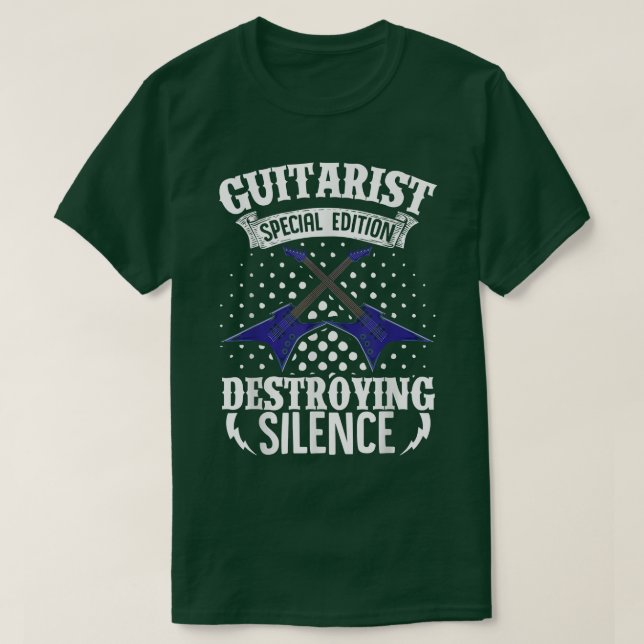 Guitarist Special Edition Acoustic Guitar Play Mus T-Shirt (Design Front)