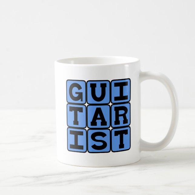 Guitarist, String Musician Coffee Mug (Right)
