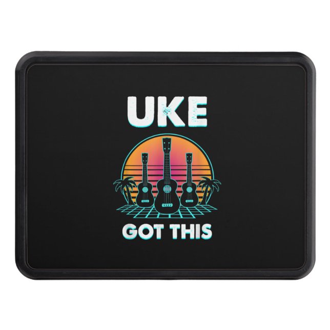 Guitarist Uke Got This Birthday Hitch Cover (Front)