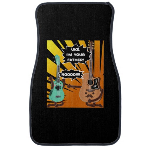 Guitarist Uke I Am Your Father Birthday Car Floor Mat