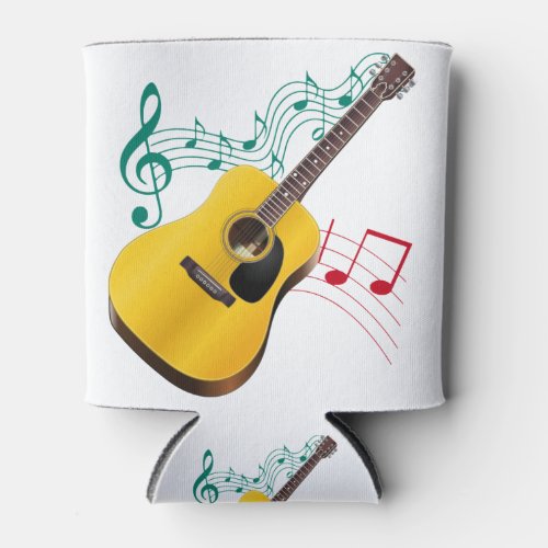 Guitarras con notas musicales can cooler