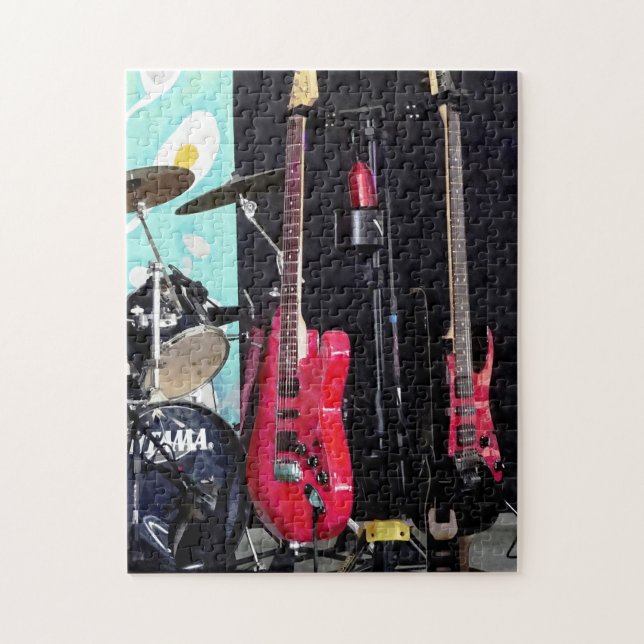 Guitars and Drums Jigsaw Puzzle (Vertical)
