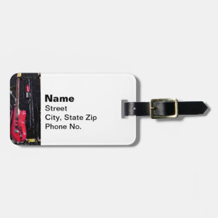 Guitars and Drums Luggage Tag