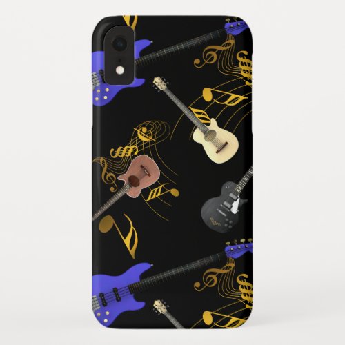 Guitars and Music iPhone XR Case