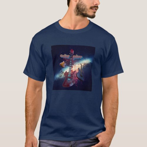 Guitars and space T_Shirt