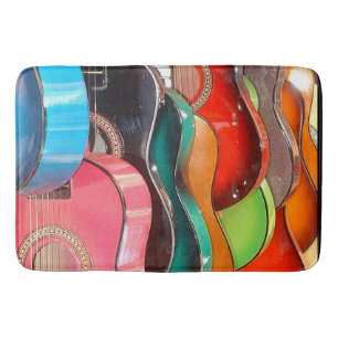 Guitars Bathroom Mat
