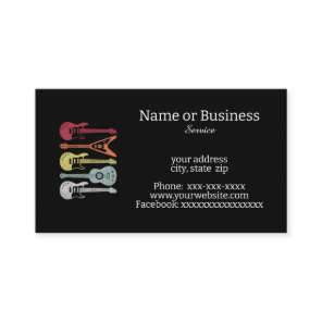 Guitars Business Card