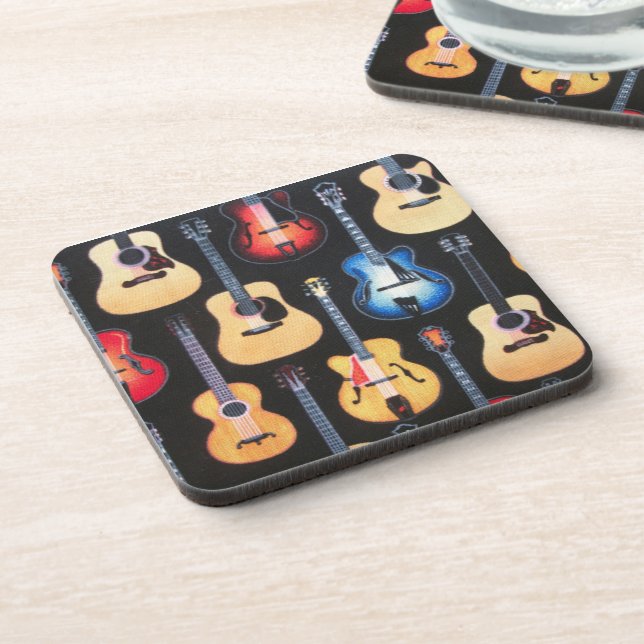 Guitars Coaster Set (Left Side)