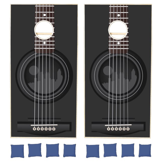 Guitars Cornhole Set (Set)