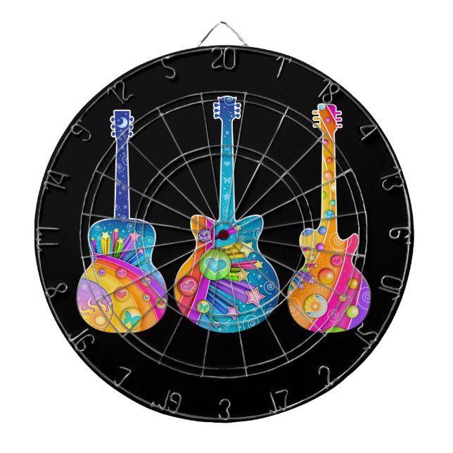 GUITARS DART BOARD (Front)