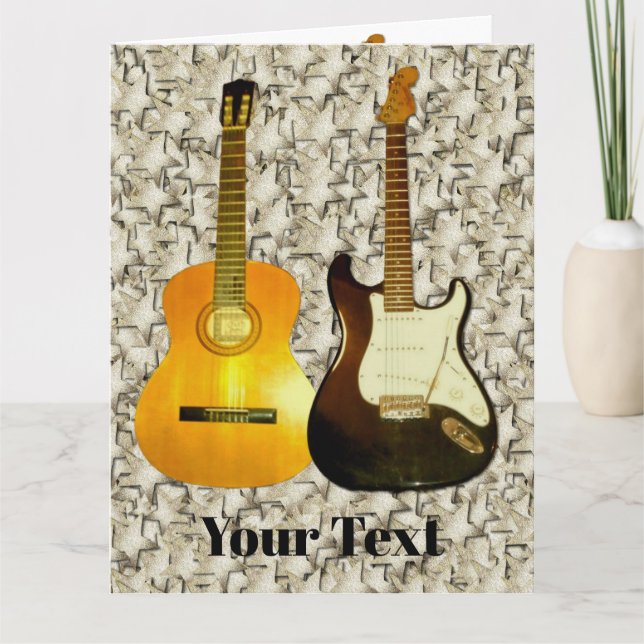 guitars for music lovers card (Front)