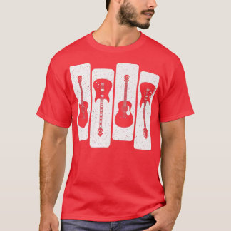Guitars Guitarist Acoustic Electric Guitar Music L T-Shirt