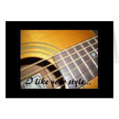Guitars - I like your style... (Front Horizontal)