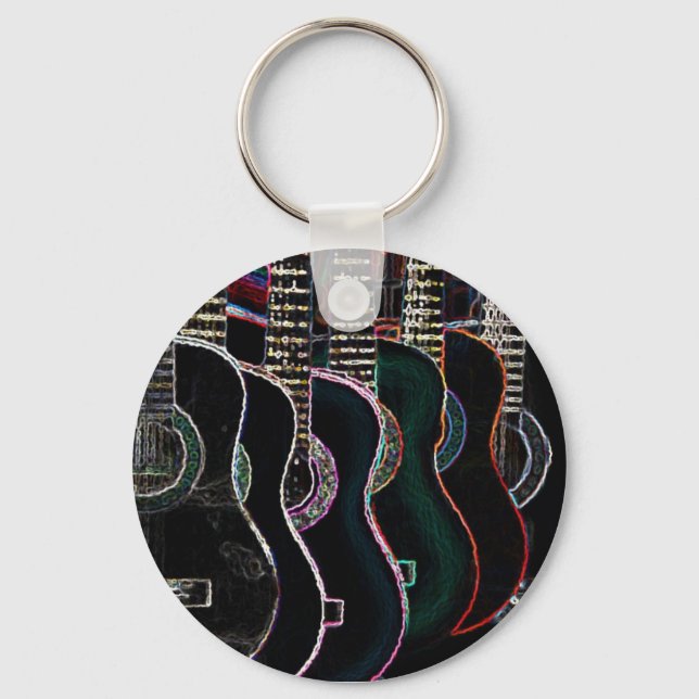 guitars keychain (Front)