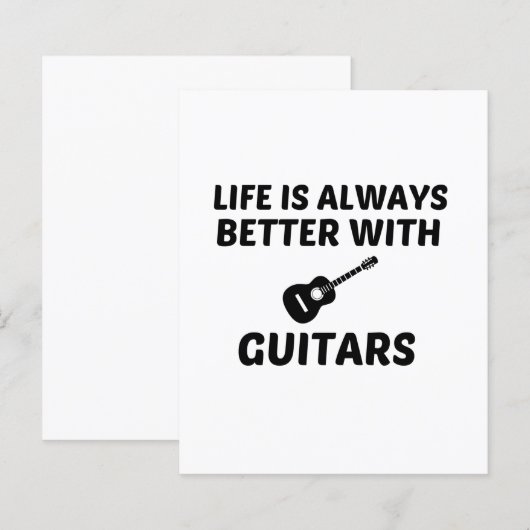 GUITARS LIFE IS BETTER (Front/Back)