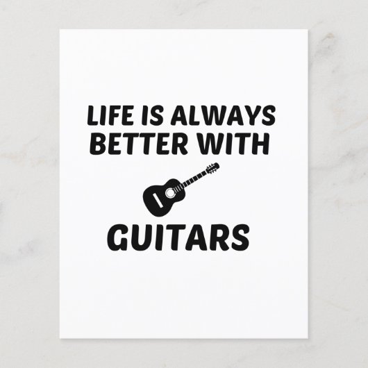 GUITARS LIFE IS BETTER (Front)