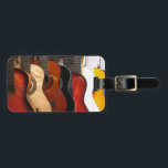 Guitars Luggage Tag<br><div class="desc">www.freshpaperie.com</div>