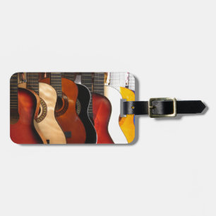 Guitars Luggage Tag