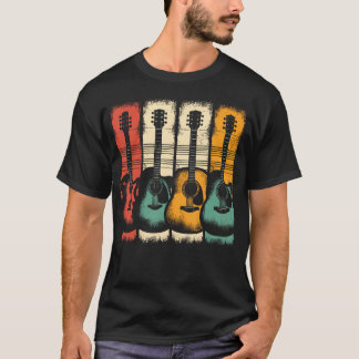 Guitars Music Vintage Guitar T-Shirt