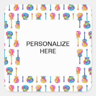 GUITARS Personalizable STICKER