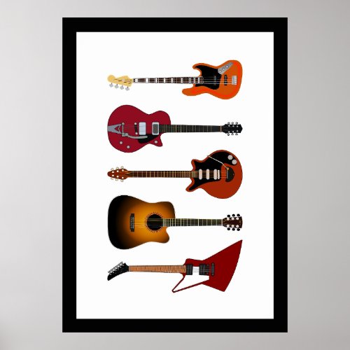 Guitars Poster