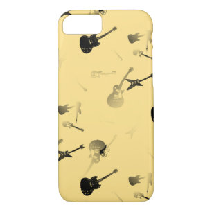 Guitars Rock Light Yellow Iphone Case