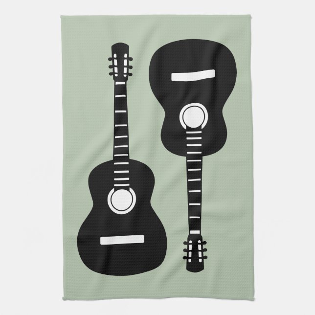 Guitars Towel (Vertical)