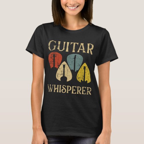 Guitars Whisperer Funny Guitarist Music Lover Gift T_Shirt
