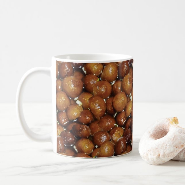 Gulab Jamun Dessert Sweet Food  Coffee Mug (With Donut)