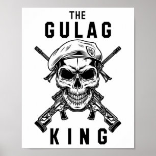 Gulag King Gaming Gamer Warzone Gamer Gift Poster