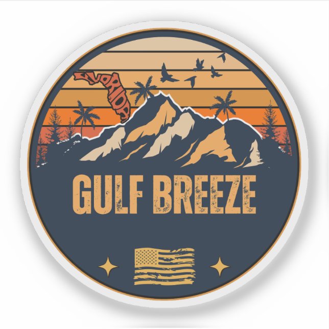 Gulf Breeze, Florida  Sticker (Front)