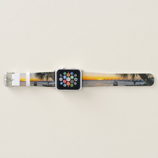 Gulf Breeze Florida Sunset Apple Watch Bands (Front)