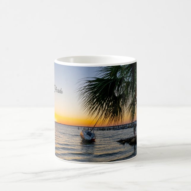 Gulf Breeze Florida Sunset Classic Mug (Center)