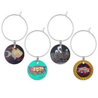 Gulf Catch Wine Charms
