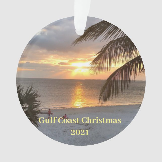 Gulf Coast Christmas Ornament (Front)
