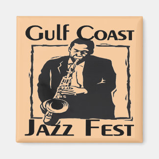 GulF Coast Jazz Fest Magnet