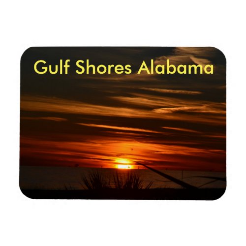 Gulf Coast Sunset Magnet