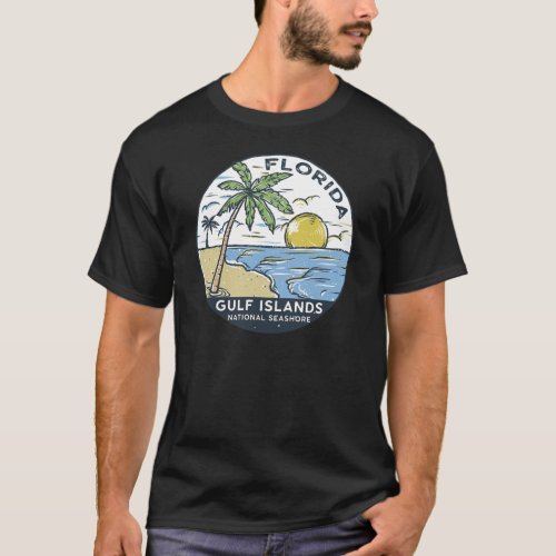 Gulf Islands National Seashore Florida Vintage T_Shirt